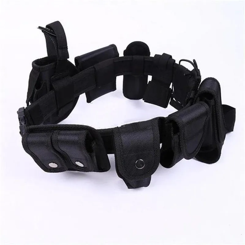 Adjustable Strap Multifunctional Security Outdoor Tactical Training Duty Belt With Pouch Set Multi Function Tactical Belt