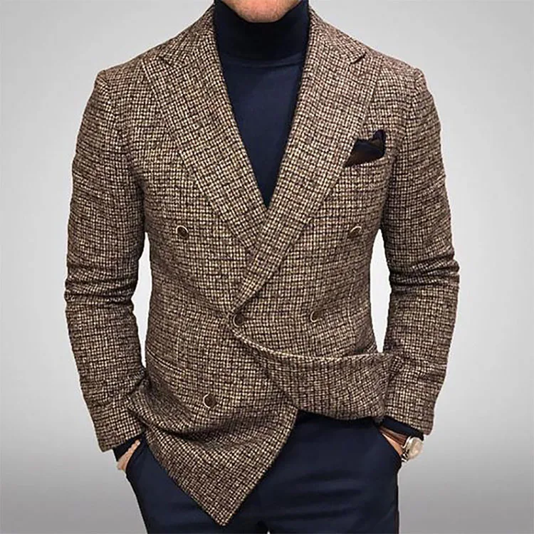 New For Men Brand Jacket Fashion Slim Casual Coats Handsome Male Business Jackets Suits Striped Men's Blazers Tops_voghion.com