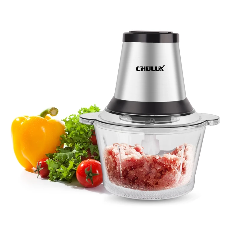 Buy Wholesale China 2l Stainless Steel Small Vegetable Mixer Multi-function  Mini Electric Meat Chopper & Food Chopper Vegetable Chopper at USD 16.99