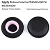1pcs Protein leather-Black Earpad Pink Scrim