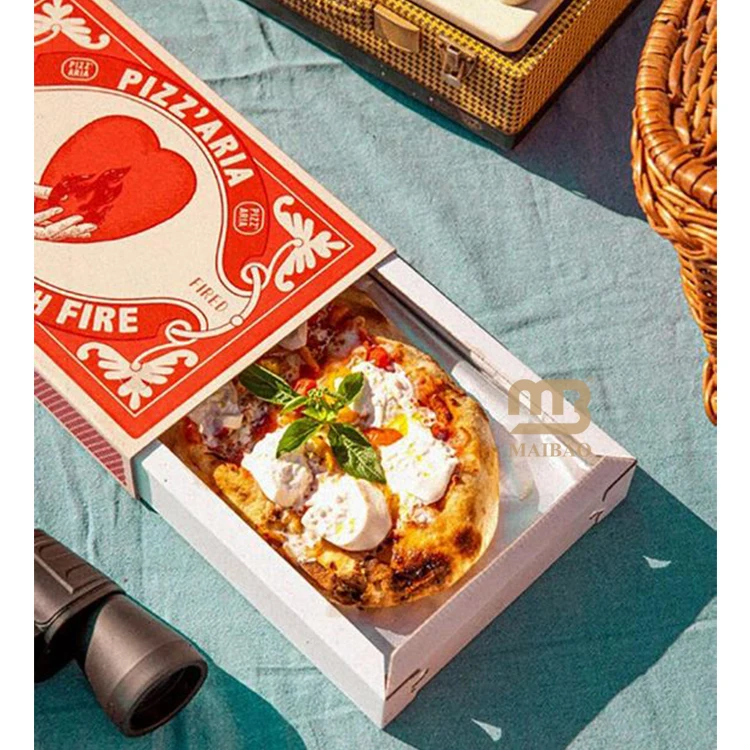 Customized 25cm Korean Pizza Box - Eco-Friendly & Stylish