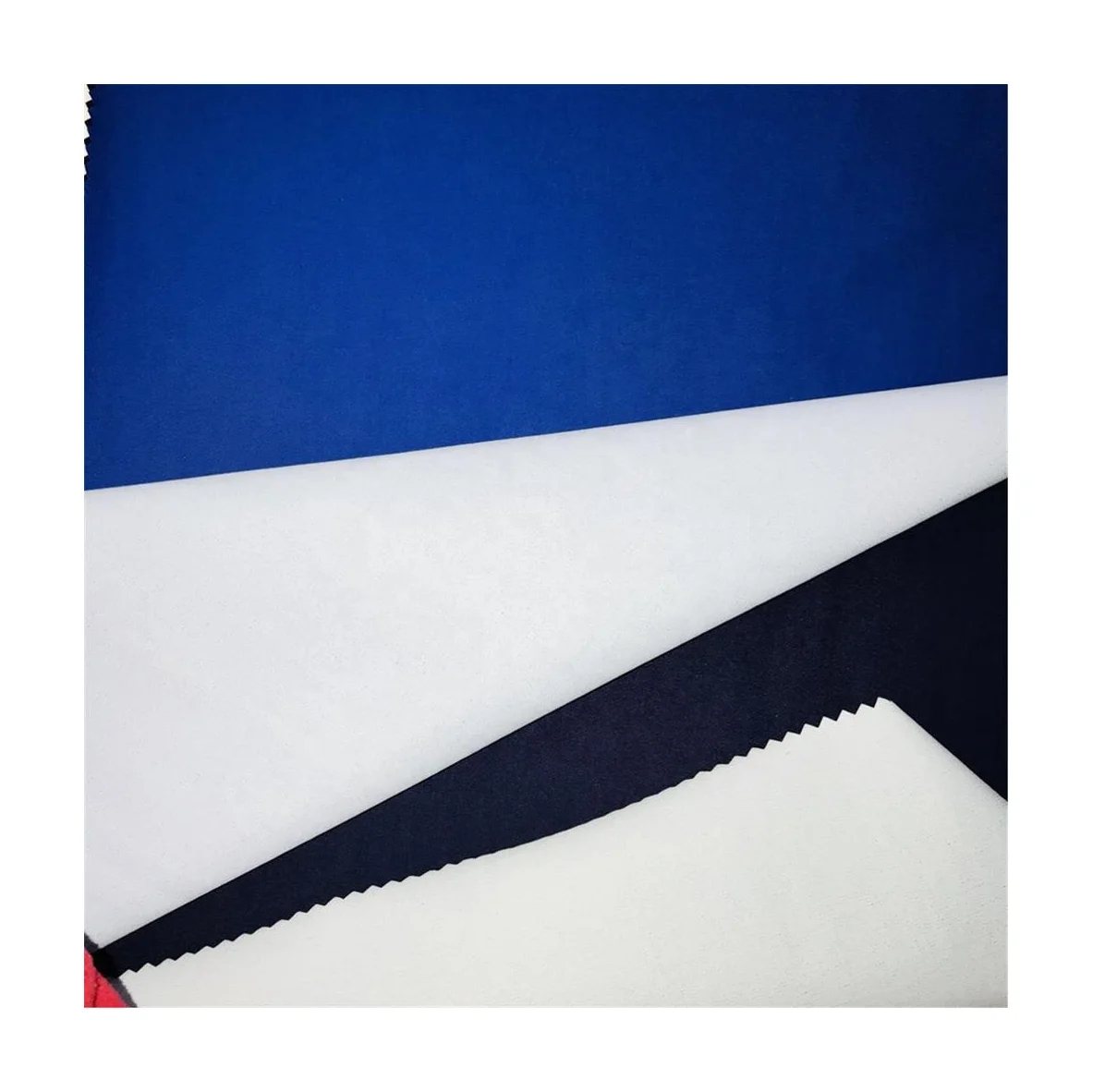 Удобный 228T Taslon 100% нейлон с белой мембраной водонепроницаемый нейлоновый тканый материал для куртки