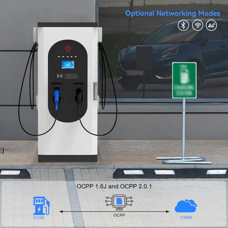 JingYi  level 3  CCS  Floor-mounted Super Fast ev Charging Stations dc 60kw 80kw ev charger  with dual connector