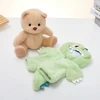 30cm Brown bear with Green outfit