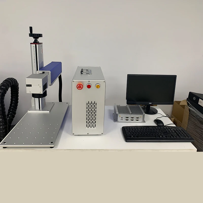 JPT RAYCUS IPG 20 Вт 30 Вт 50 Вт дополнительная портативная оптоволоконная лазерная маркировочная машина для металла и неметаллических материалов SMIDA