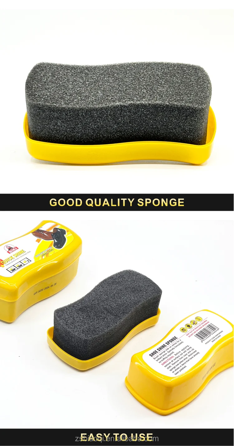 High Quality Biki Quick Shoe Shine Sponge Bk 6660 Leather Shiner Good