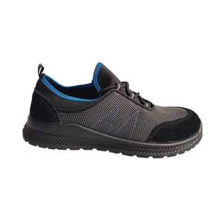 Breathable Lightweight Sneakers Safety Shoes Anti Smash Puncture-proof Security Shoes Low-cut Lace-up Casual Labor Work Footwear