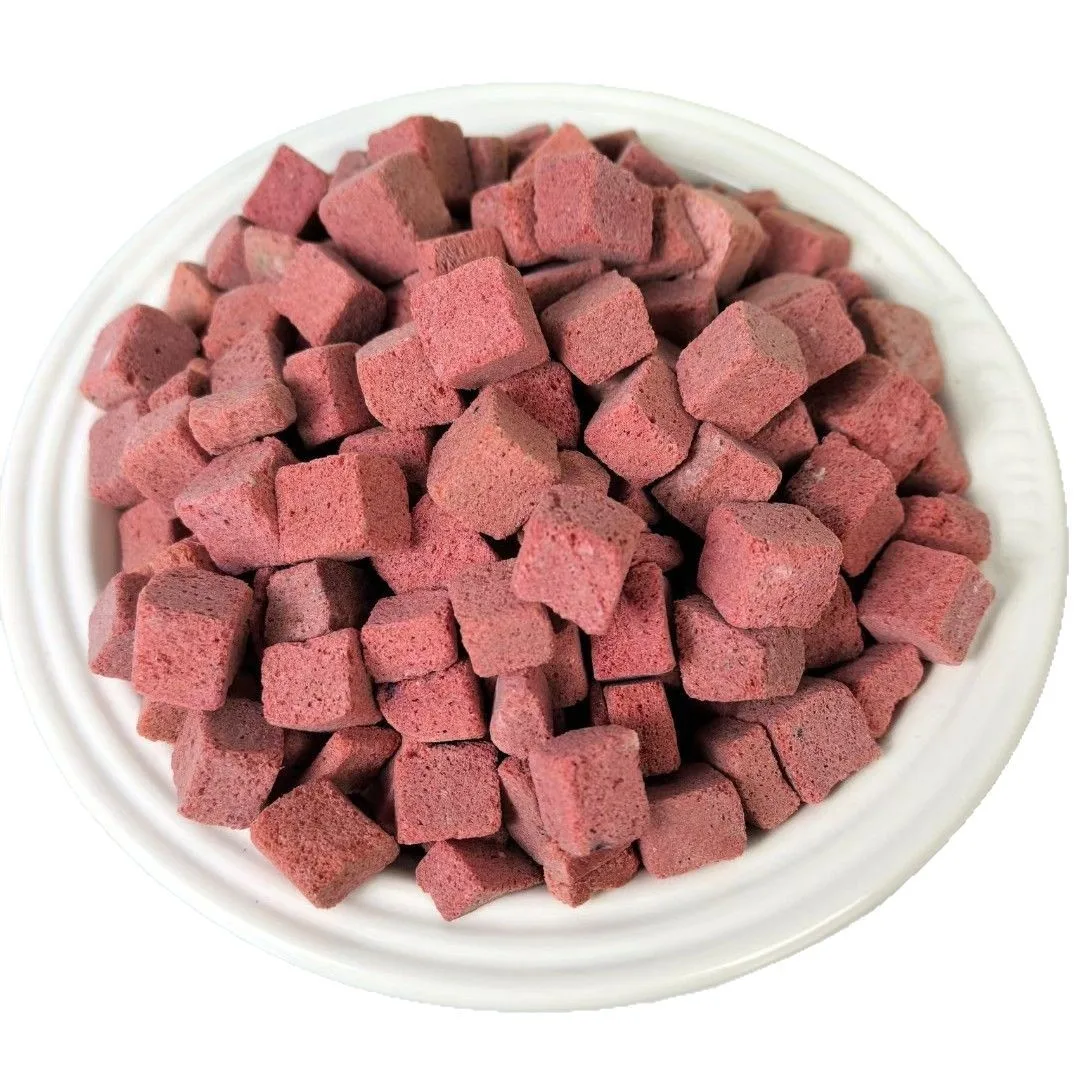 Wholesale Rainbow Freeze-Dried Chicken Cat & Dog Pet Snacks 500g Bag From Qingdao Increase Nutrition