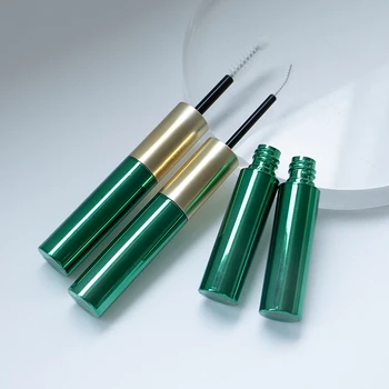 Dual Size 2 in 1 Spraying Green 5 Ml*2 PETG Bottle Empty Plastic Mascara Tubes