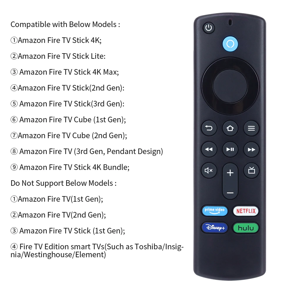 Telecomando Vocale L5B83G per Amazon Alexa Fire TV Stick Box ... - Alibaba