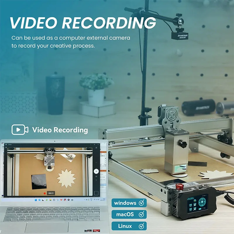 Atomstack Camera Dimensions Atomstack AC15MP Vision Scanning Camera for Precision Engraving