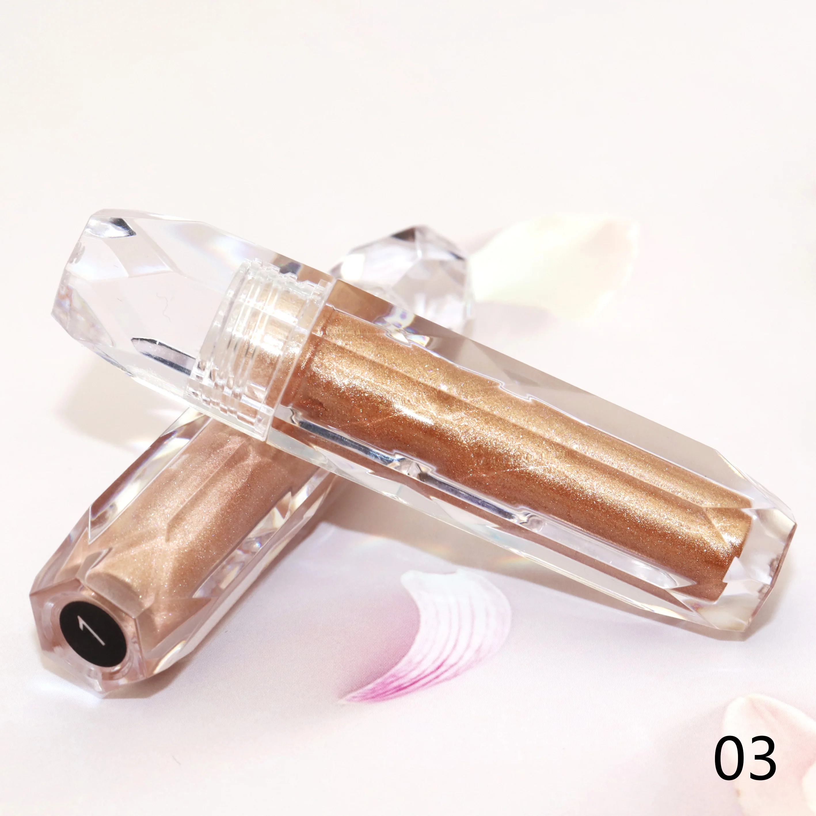 Private Label Mini Cosmetics Shimmer Metallic Luminous Eye Shadow Glitter Liquid Matte and Waterproof Finish Eyeshadow Type