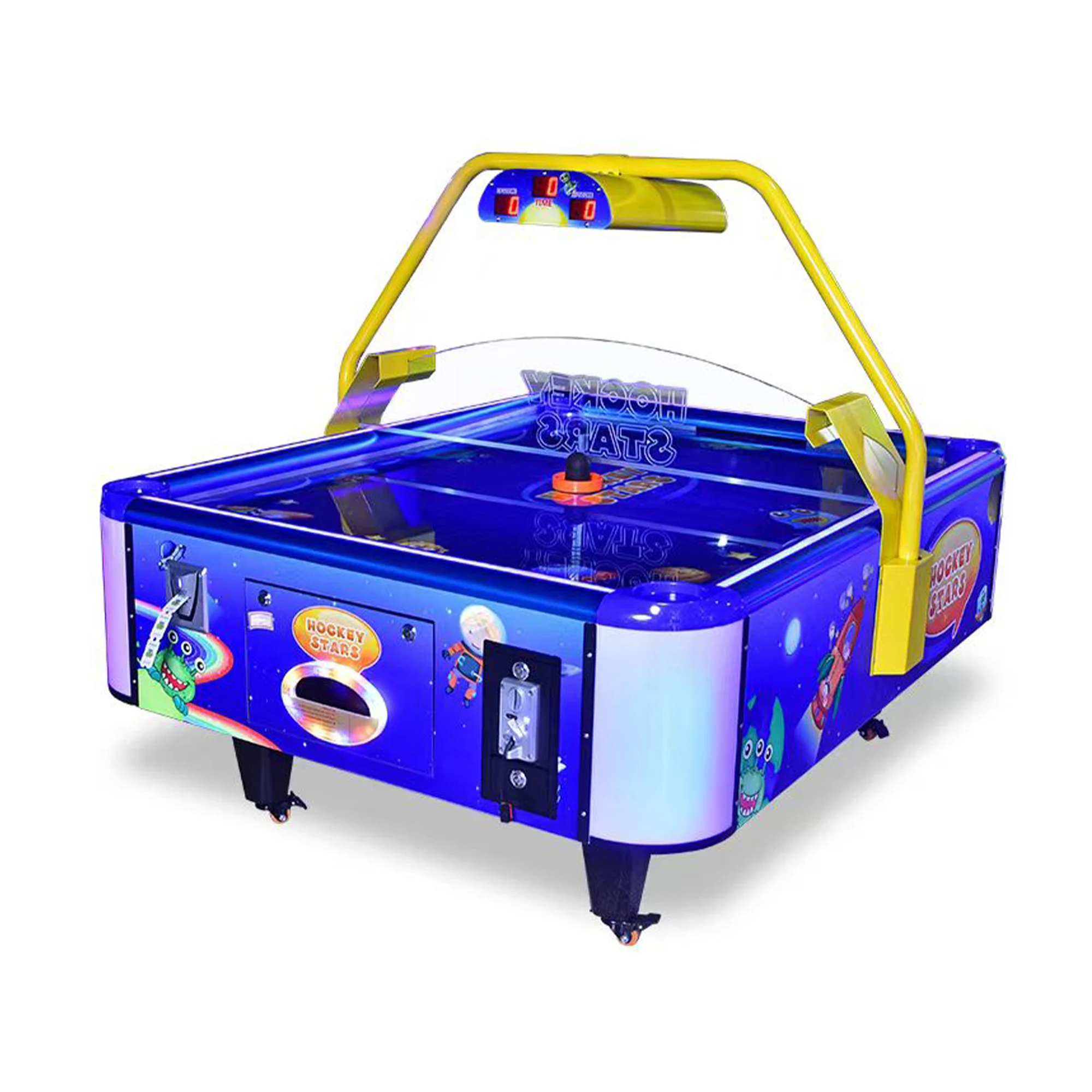 Prezzo di fabbrica Tavolo da air hockey elettronico con segnapunti per giochi multigiocatore a moneta 2 giocatori, battaglia arcade per intrattenimento familiare