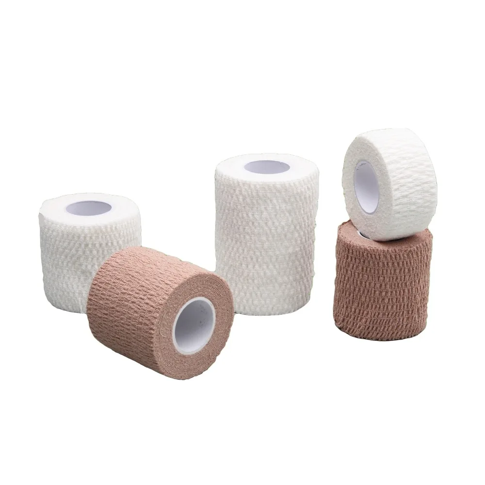 medical/household/sport self adhesive elastic bandage (non-woven/cotton/pbt crepe/pbt plain cloth/comouflage) venda elastica