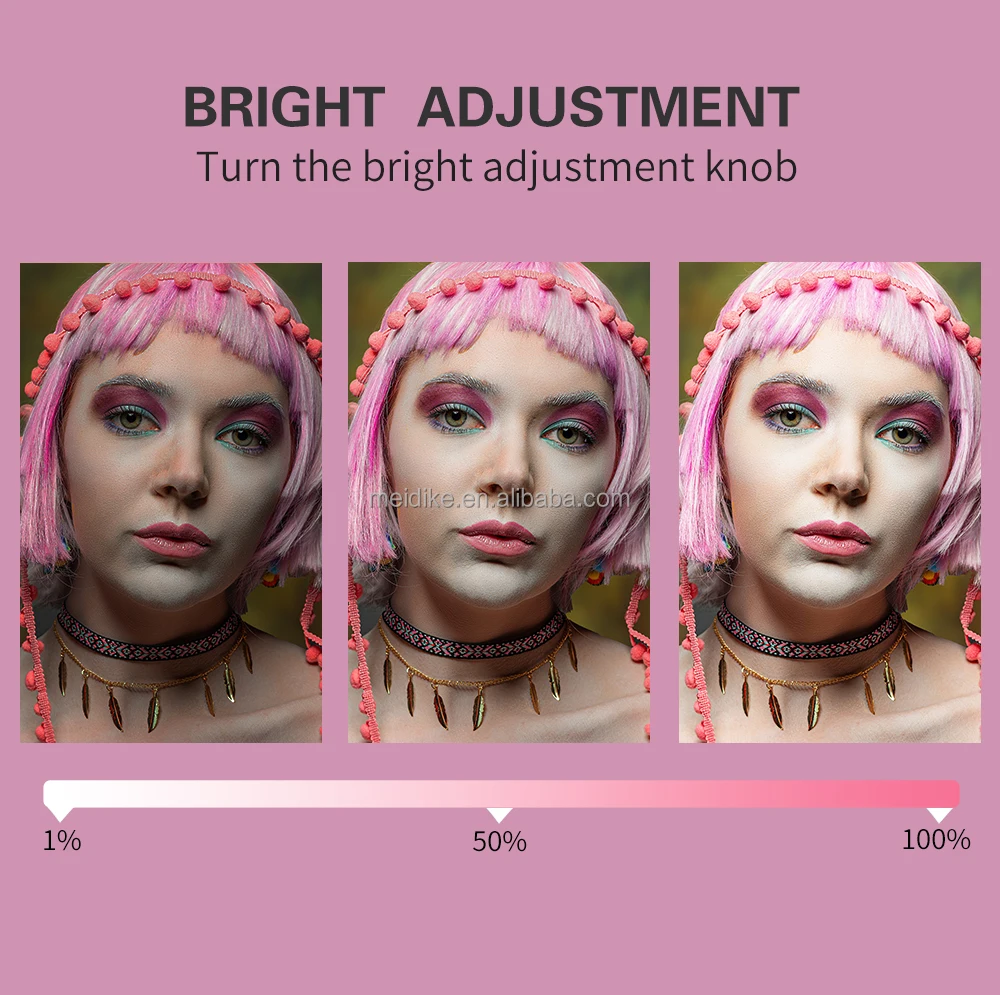 NEW! 18 inch heart Ring Light with Remote Control and Stand Holder carry bags Makeup LED Ring Lights kits 96W 18inch