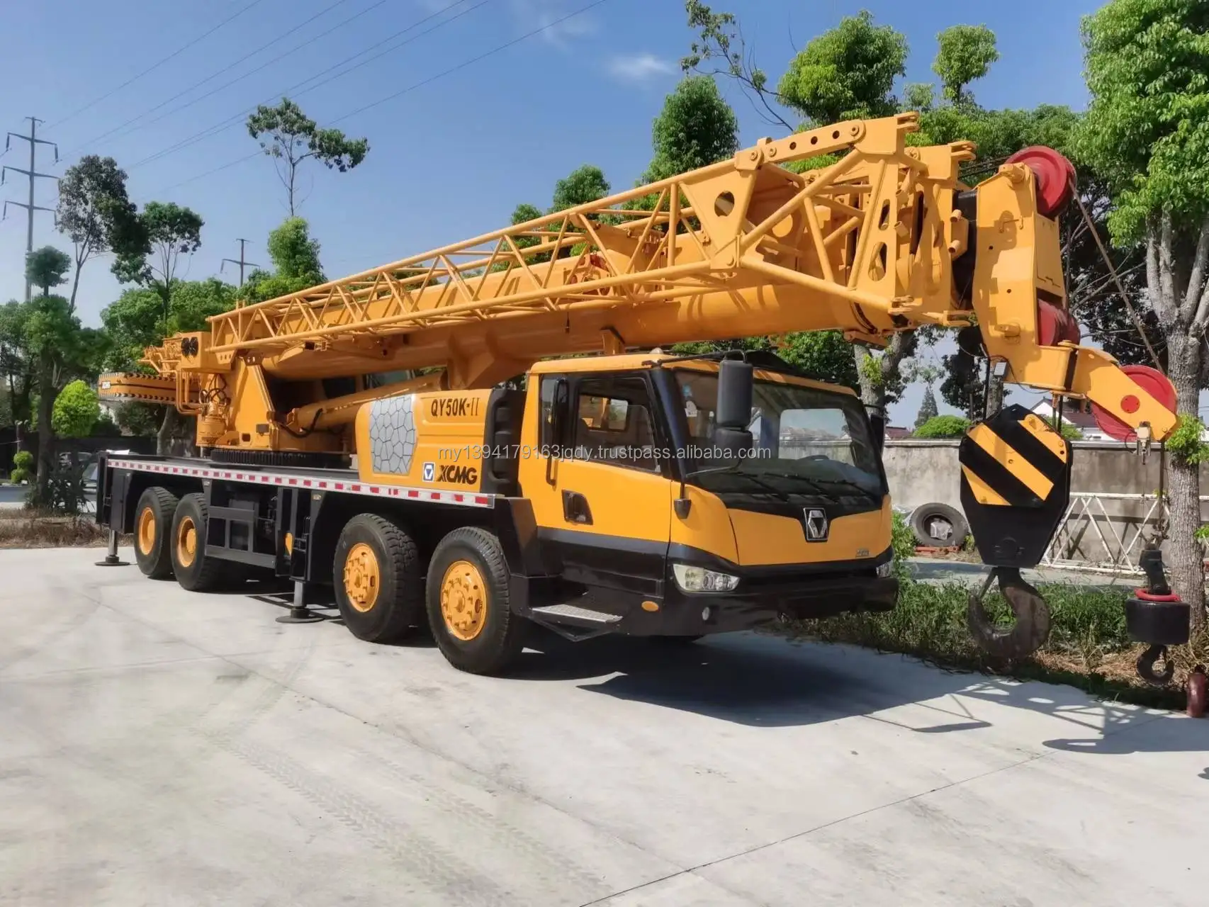 Used 50t Truck Crane Xct50 Xct25 Xct100 Qy50kc Qy70k Qy100k-ii Qy130k ...