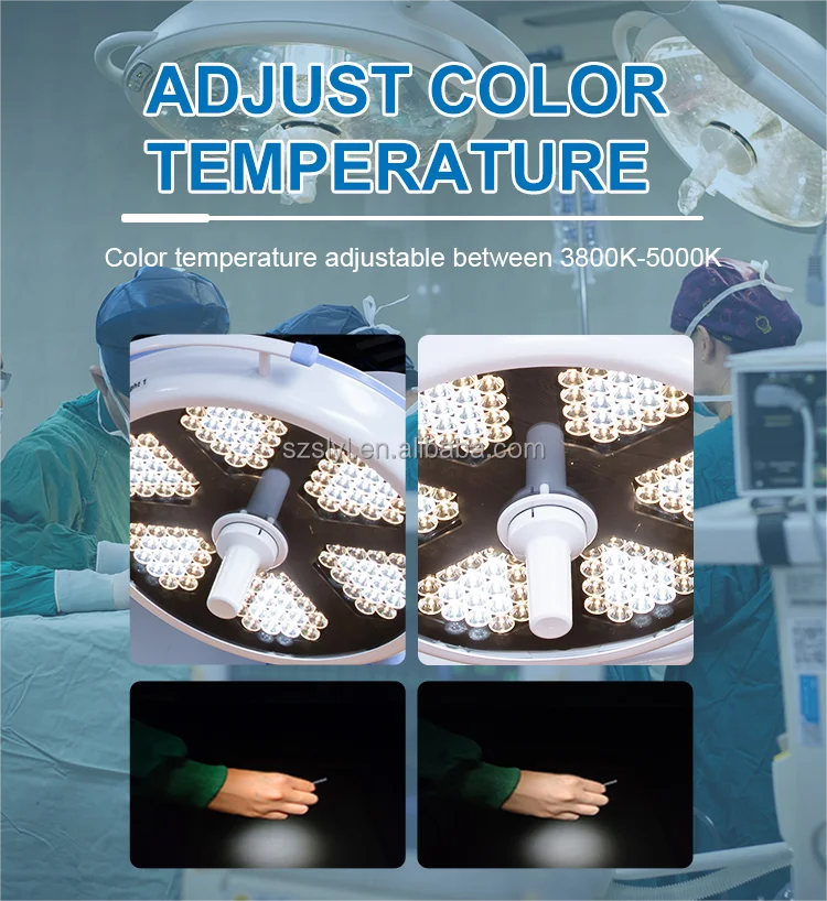 700/500 LED Shadowless Surgical Lamp Operation Lamp Cell Mount Examination Light