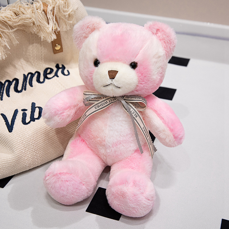 Wholesale 30cm Colorful Plush Teddy Bear - Perfect Gift
