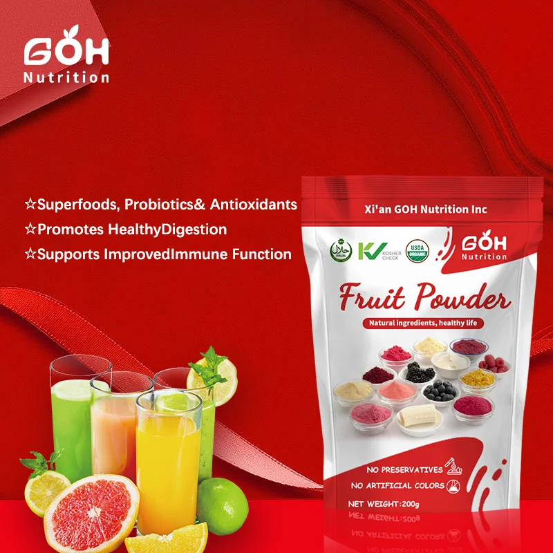 GOH Hot Selling Vegetables Powder Pure Natural Organic Spray Dried/Freeze Dried Green Bell Pepper Powder