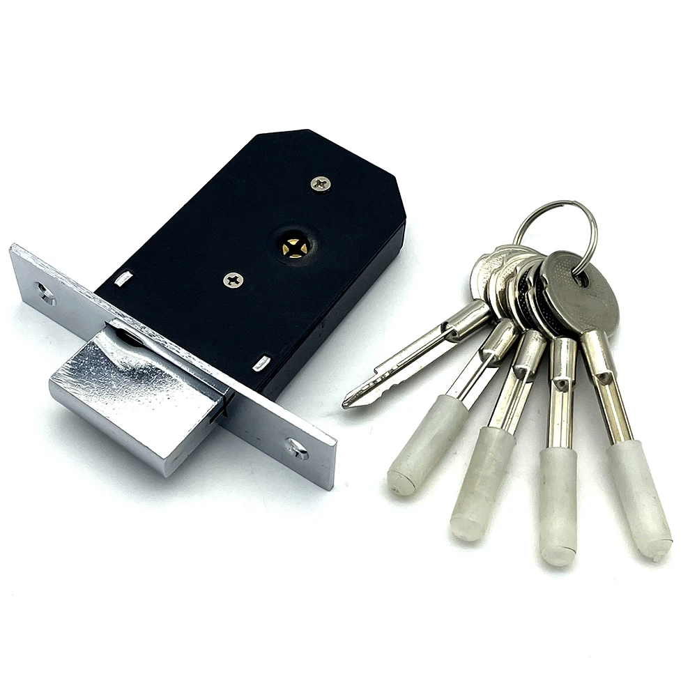 Euro Standard Cross Key Open Single LatchDeadbolt Door Lock Body