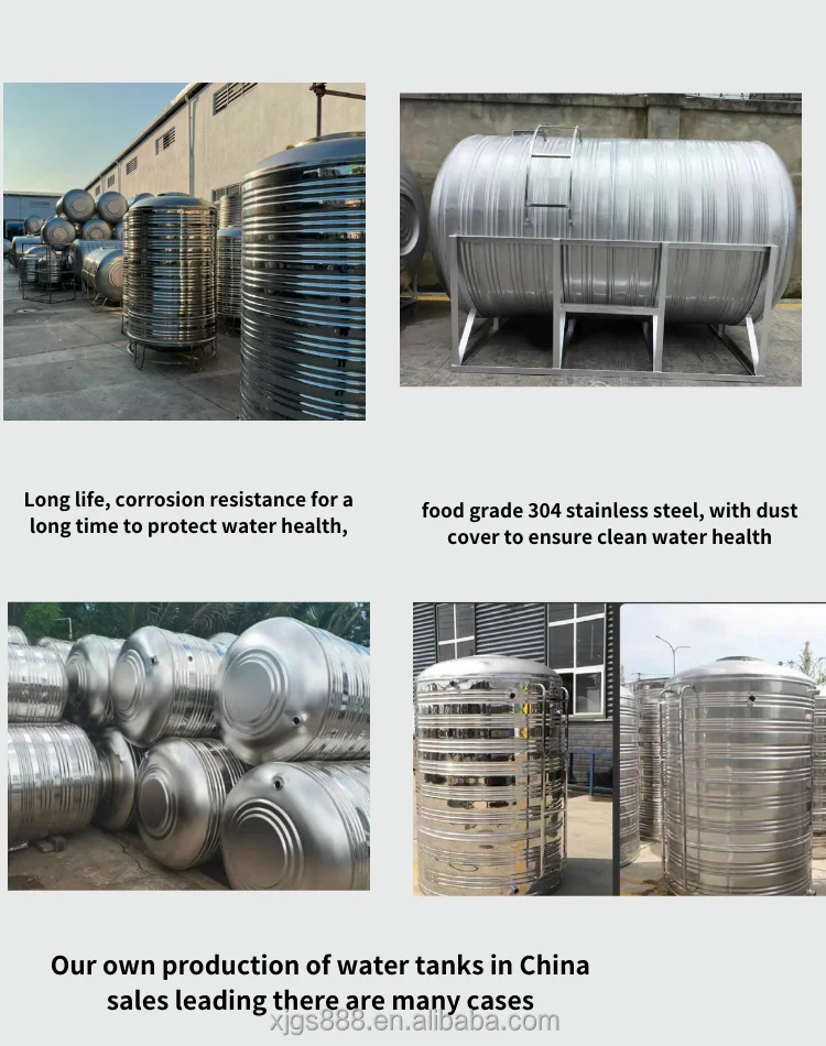 New 100l Stainless Steel Slim Water Tank Heat Resistant Hot Water Tank