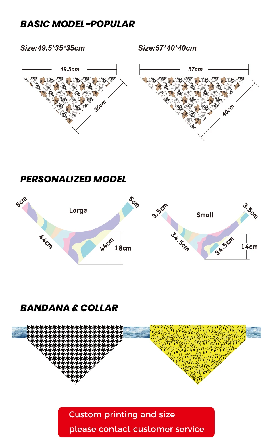 Customization Personalized Low Price Fashion Pattern Dog Bandana OEM Brand logo Wholesale Sublimation Printed Pet Bandana