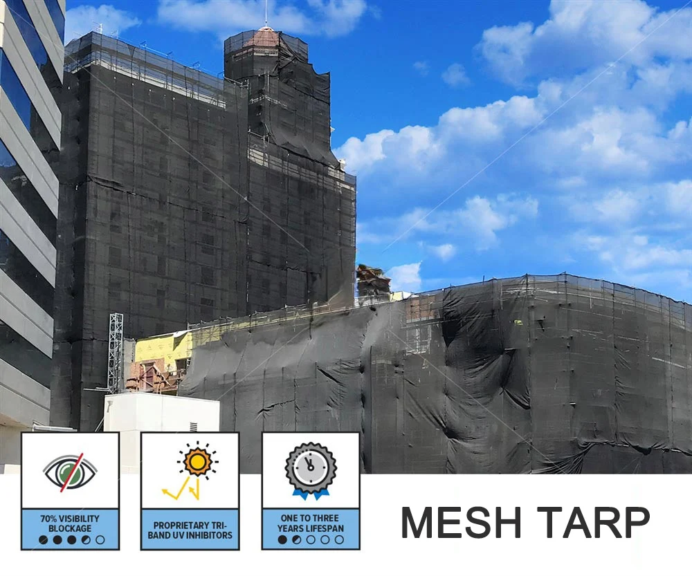 20FT X 50FT Flame Retardant Construction Fabric Sheet for Scaffold and Site Use details