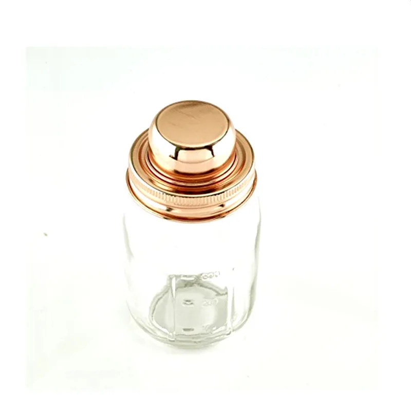 
Высокое качество стеклянная банка с завинчивающейся крышкой стиль стеклянный шейкер/стекло лед вибрационное сито подачи 