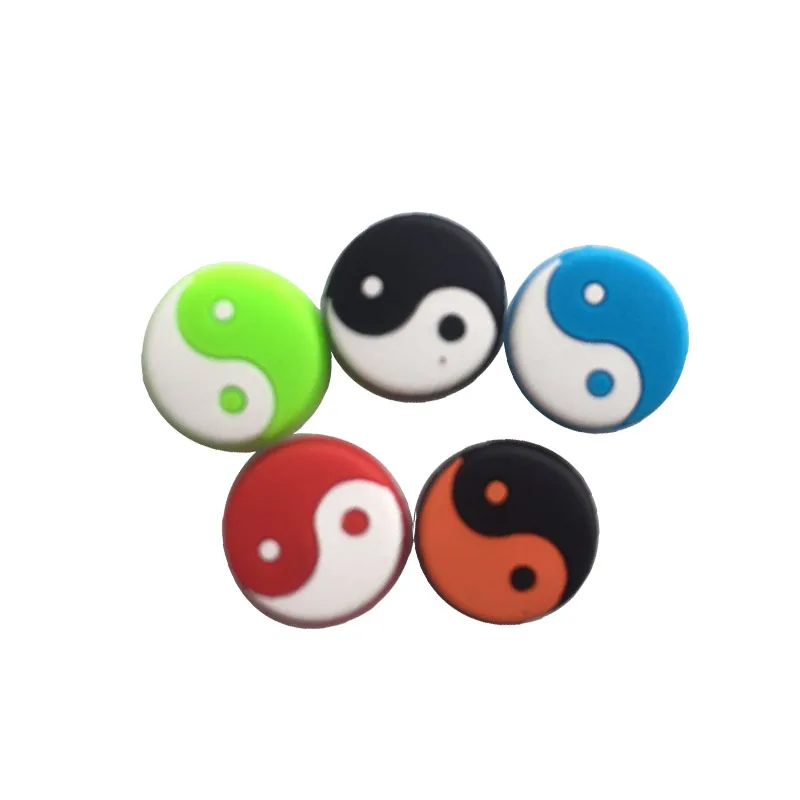 Uniker спортивные Тай Чи Инь Ян Теннисная ракетка гасителя крутильных колебаний силиконовые аксессуары амортизатора подарки изготовленным на заказ логосом