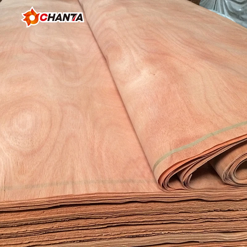 Factory Direct Sales 1270*2500 Customize Composite Rotary Cut Okoume Wood Face Veneer From Gabon