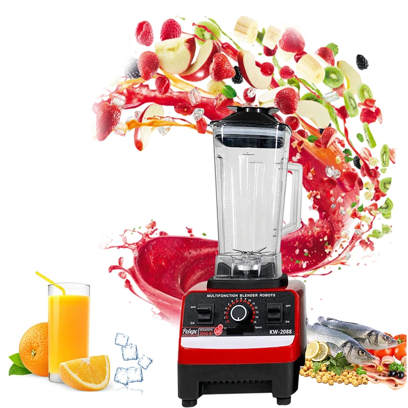 Silver Crest SC-1589 赤いブレンダー New Silver Crest SC-1589 Red 4500W Multifunction Blender