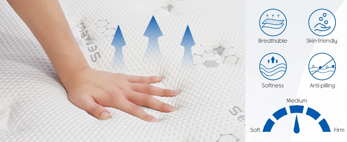 cotton mattress protector washable removable folding memory foam mattress cover-2