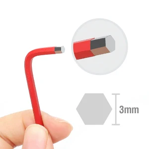 WORKPRO 18pcs High Quality Hex Key Set with Short Arm Hex Key Wrench Kit