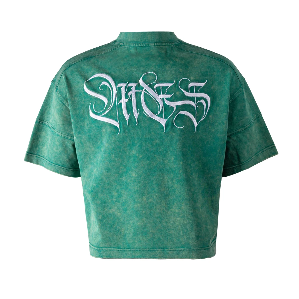 product tshirts wholesale oversized streetwear luxury vintage wash 300gsm custom tshirt homme 100 cotton boxy cropped t shirts for men-4