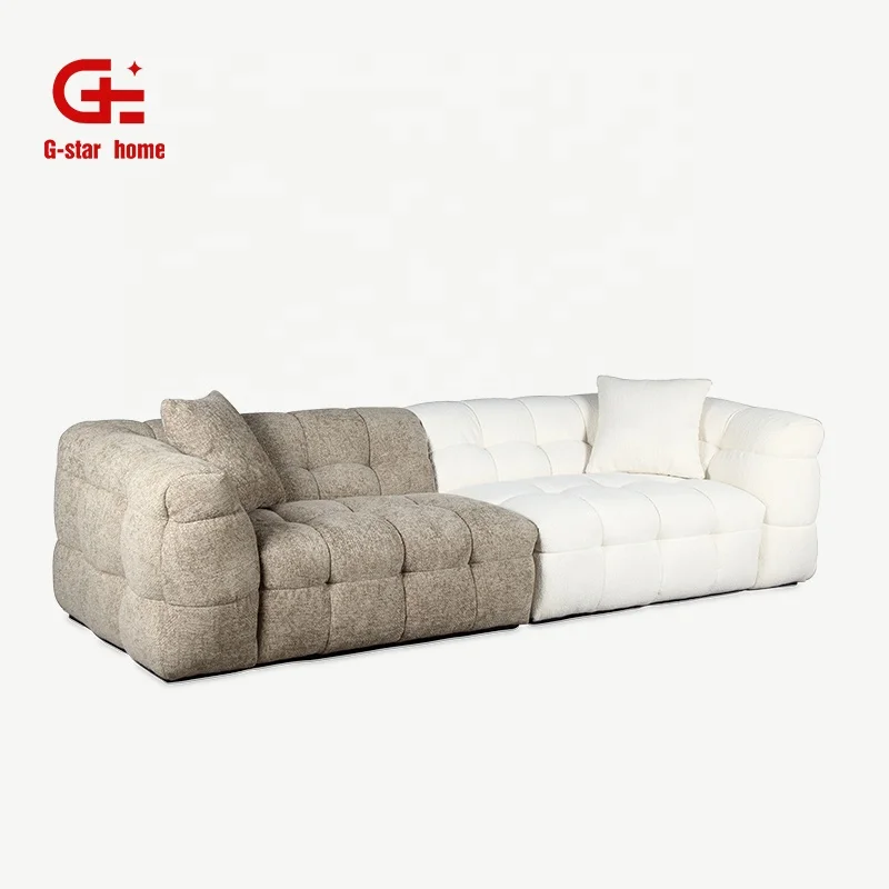 Комплект секционных диванов в скандинавском стиле модульный диван диваны для гостиной 3 места итальянская мебель