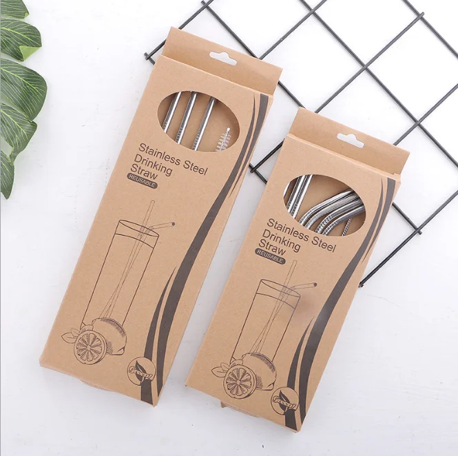 Eco Friendly Straw Packaging Box with Customer logo Printed Best Selling Products 2022 in Usa New Product Ideas 2023