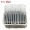 80 ชิ้น 0.6 มม. สีเทา FX