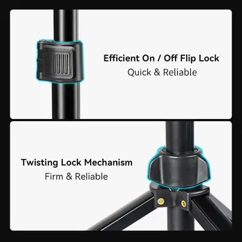 SMALLRIG RA-S200 Light Stand for Photography ,Lightweight Light Stand for Oftboxes, Studio Lights, Umbrellas, Ring Light-4379 product image