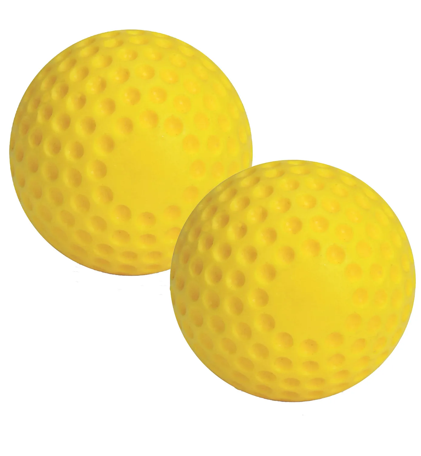 Markwort Machine à lancer de baseball avec fossettes, jaune, 22,9 cm (douzaine