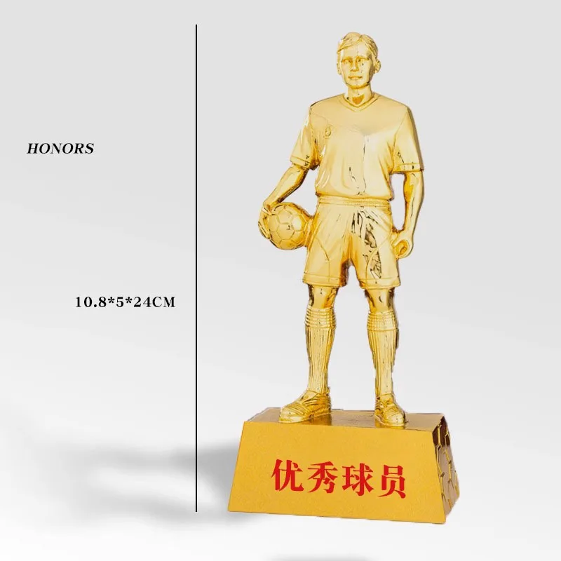 Soccer Golden Ball Trophy Golden Boot Trophy Award Shoes the Best
