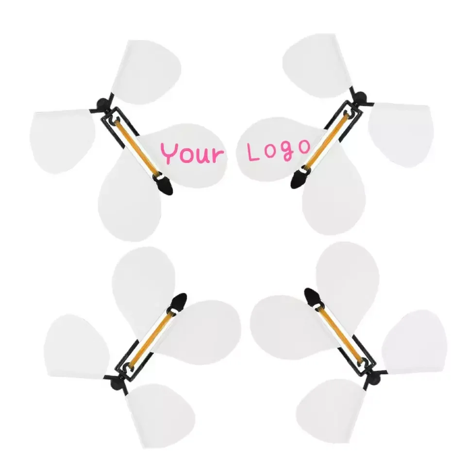 Оптовая продажа детская игрушка заводная Резиновая лента волшебная Летающая бабочка для подарка-сюрприза или