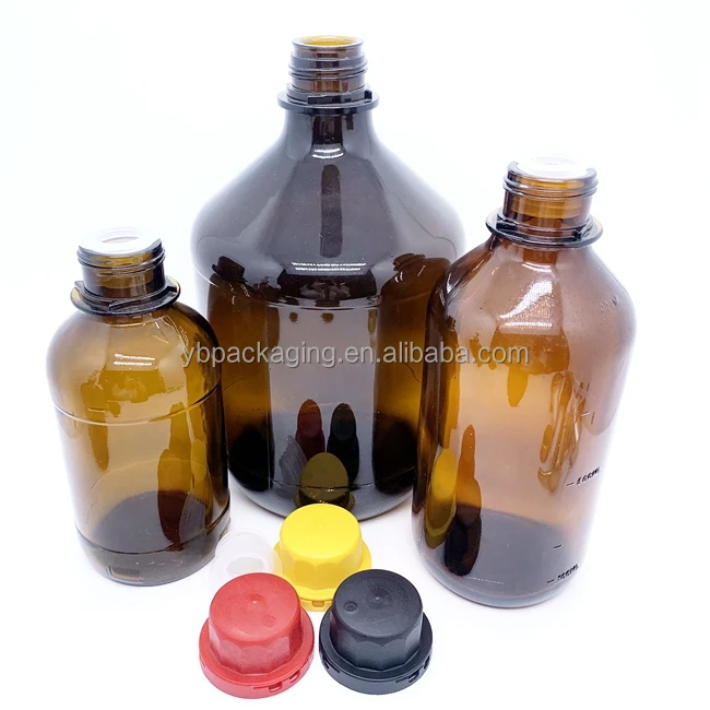 Medicine Liquid Bottle 1l 2.5l Pharmaceutical Amberliquid Translucent
