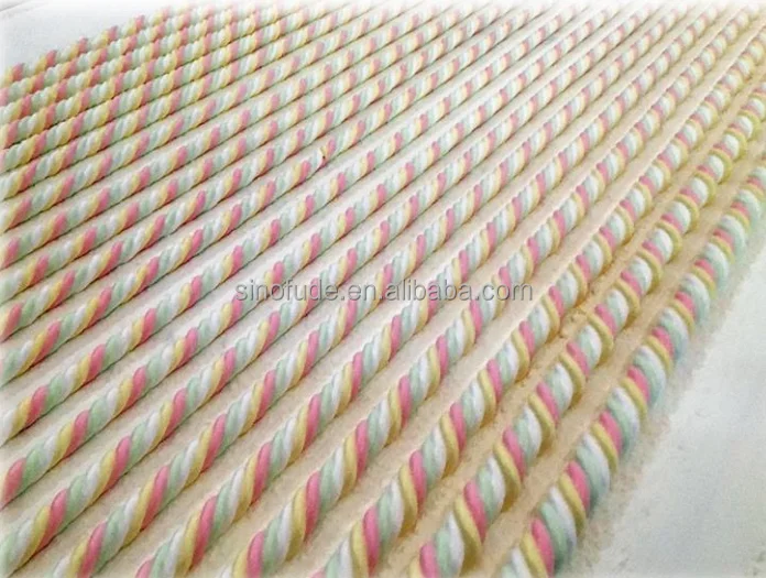 Full Automatic Twisted Halal Sweets Marshmallow Candy Making Machines