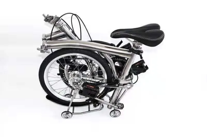 20 Inch Small Wheel Titanium Alloy   Material Frame Folding Bicycle / Bike for Woman
