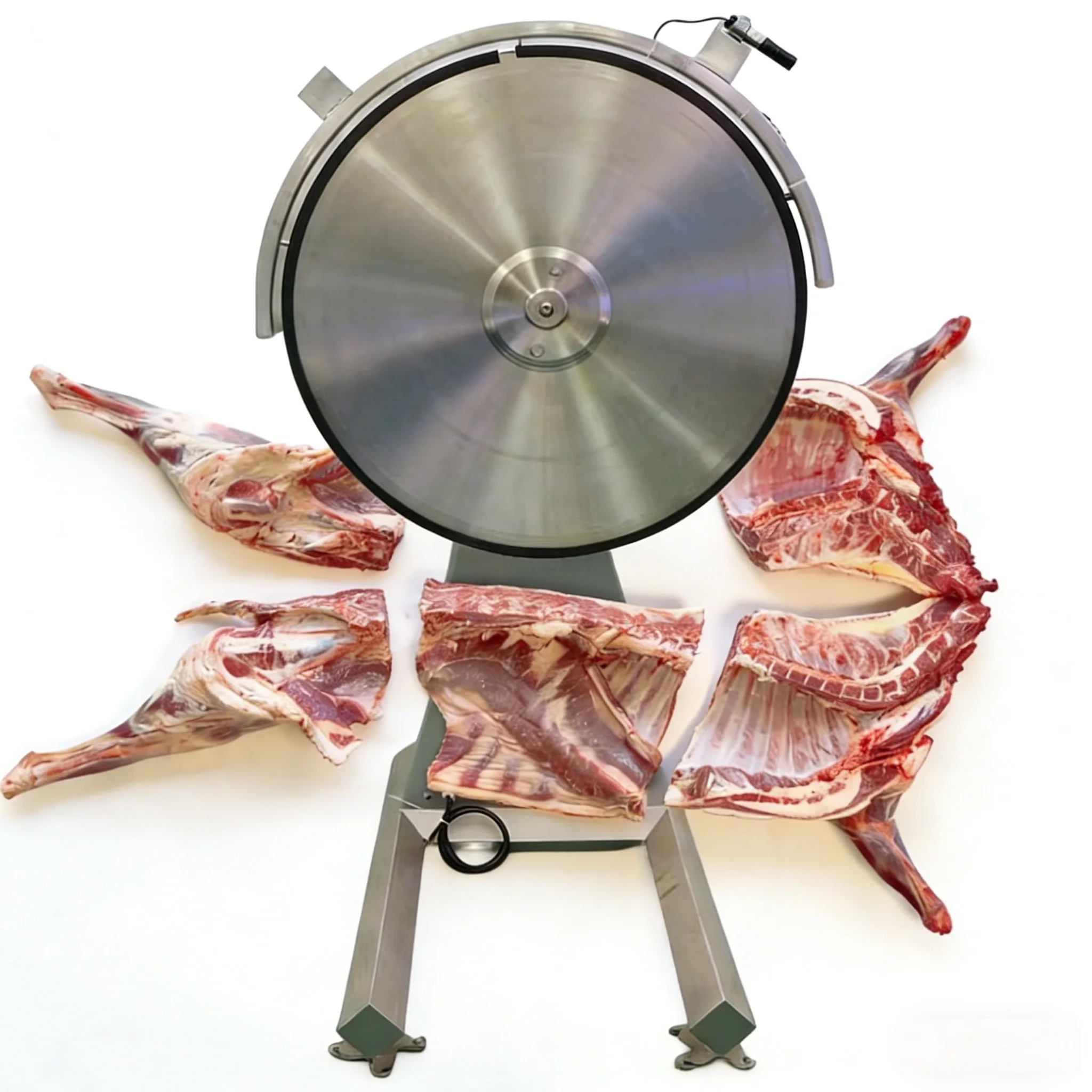 Heavy-duty low-speed circular saw carcass cutting equipment, high-quality equipment suitable for large-scale beef, sheep and pork slaughterhouses