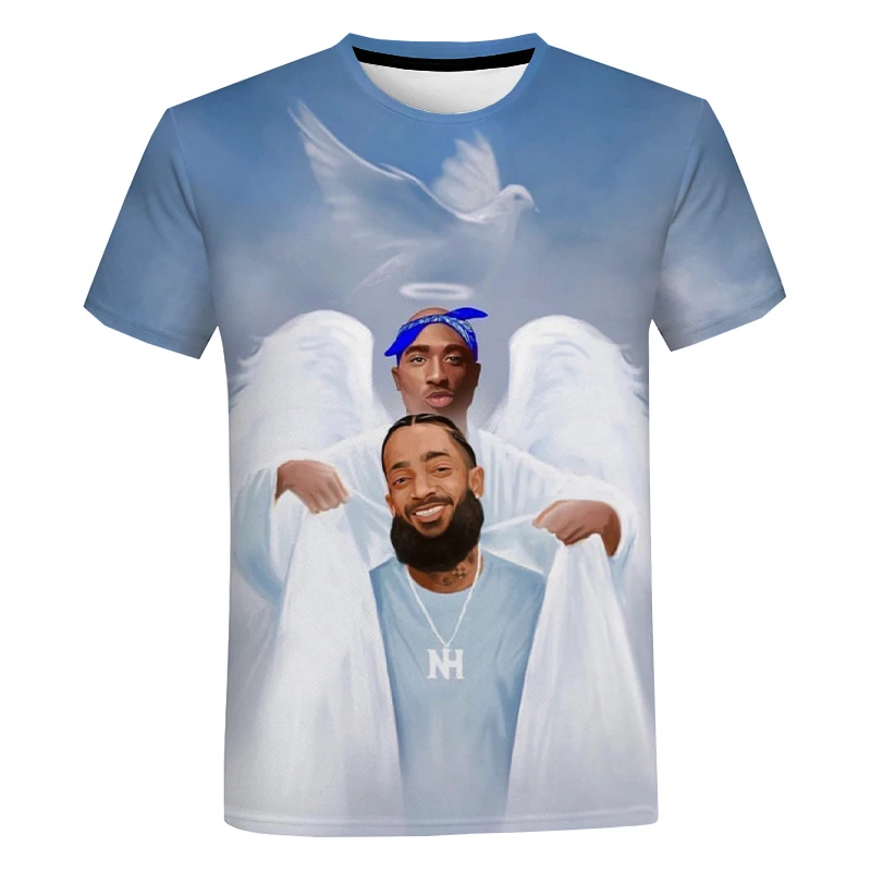 newest rapper 2pac t shirt men tupac men 3d printed graphic tee