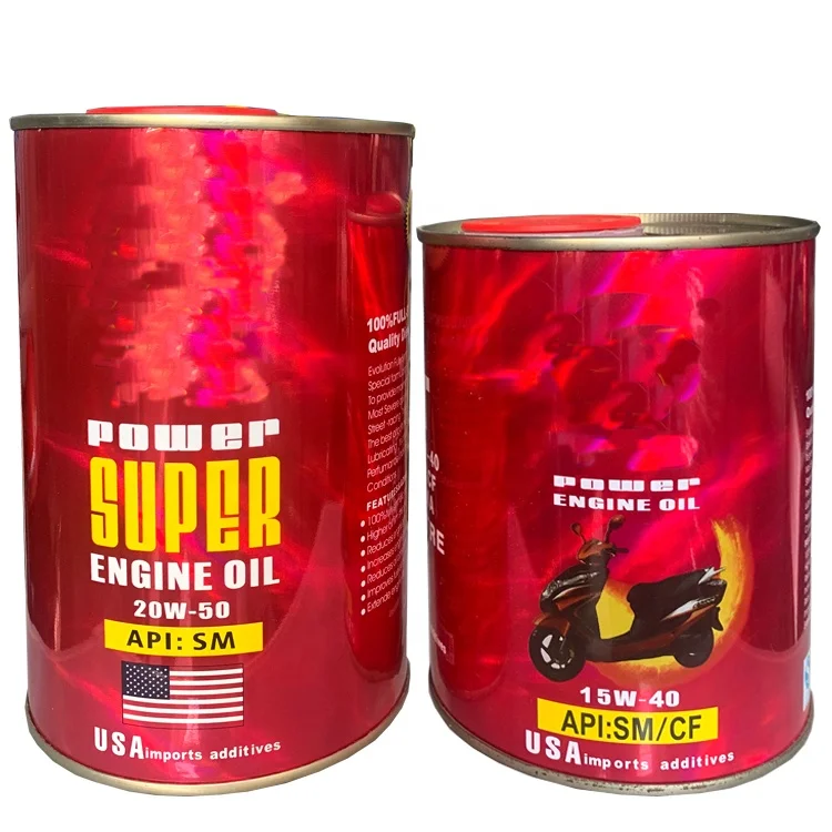 Myanmar Cambodia Liter Iron Motorcycle Engine Oil Golden