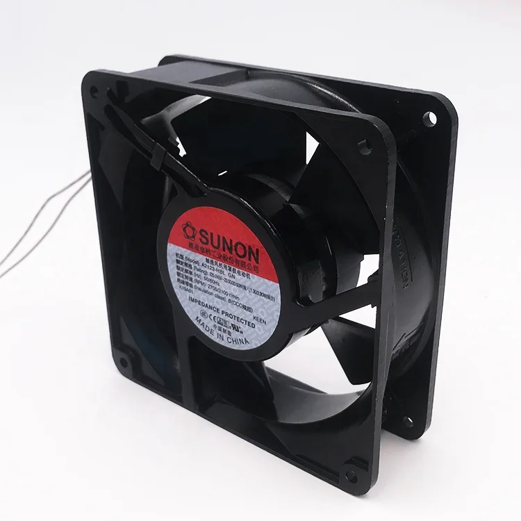 Sunon Original 12308 Fan A1123-HST High Air Flow 220V 240V 12038 AC Cooling Fan for Inverter / Server Case / Cabinet