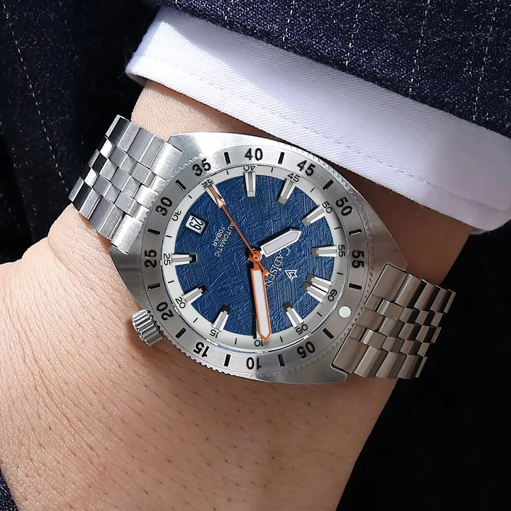 CADISEN C8231 - Automatic Mechanical Watch with Meteorite Dial