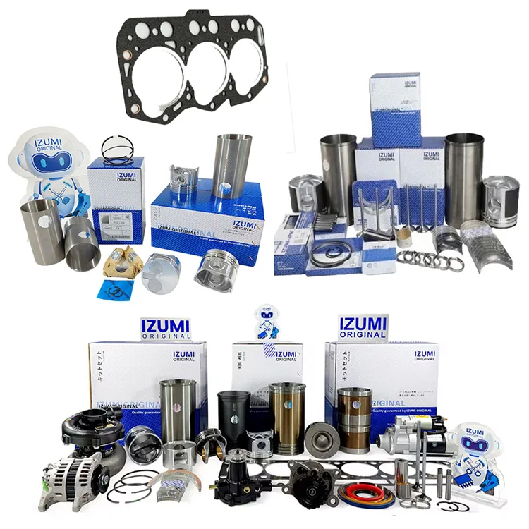 IZUMI ORIGINAL 3TNV66 Overhaul Rebuild Kit Diesel Engine Parts For YANMAR